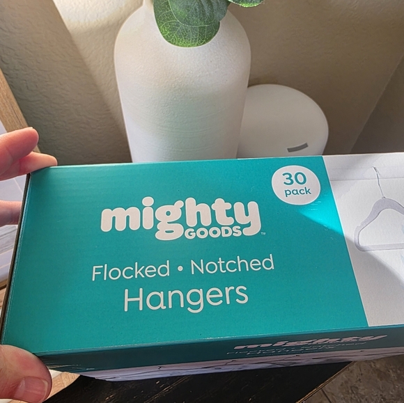 Gray Velvet Closet Kids Hangers Space-Saving Design - Picture 3 of 3